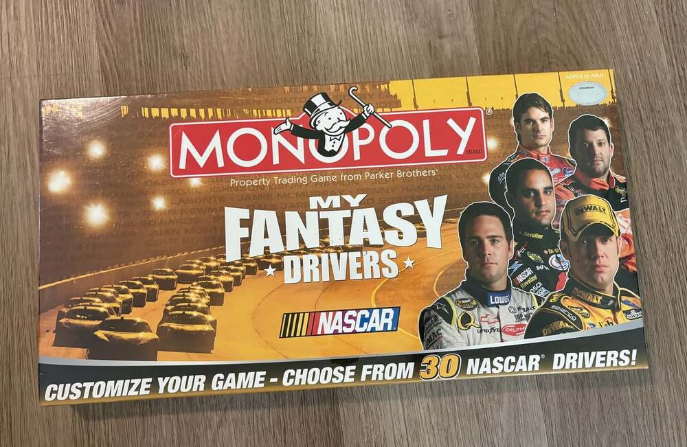 USAopoly Monopoly My Fantasy Drivers NASCAR Board Game 2-6 Players 8+ New Sealed